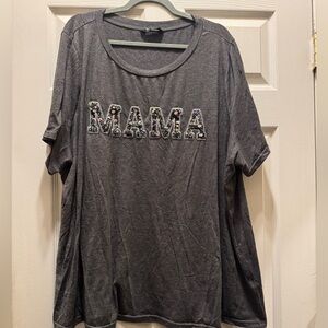 BloomChic Charcoal Graphic Tee sz26 (3x/4x)